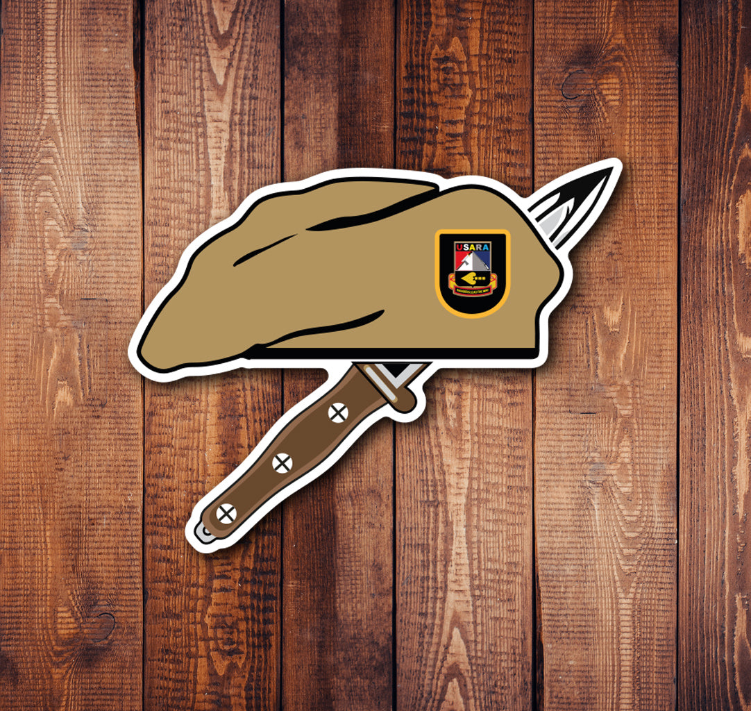 USARA Tan Beret Sticker