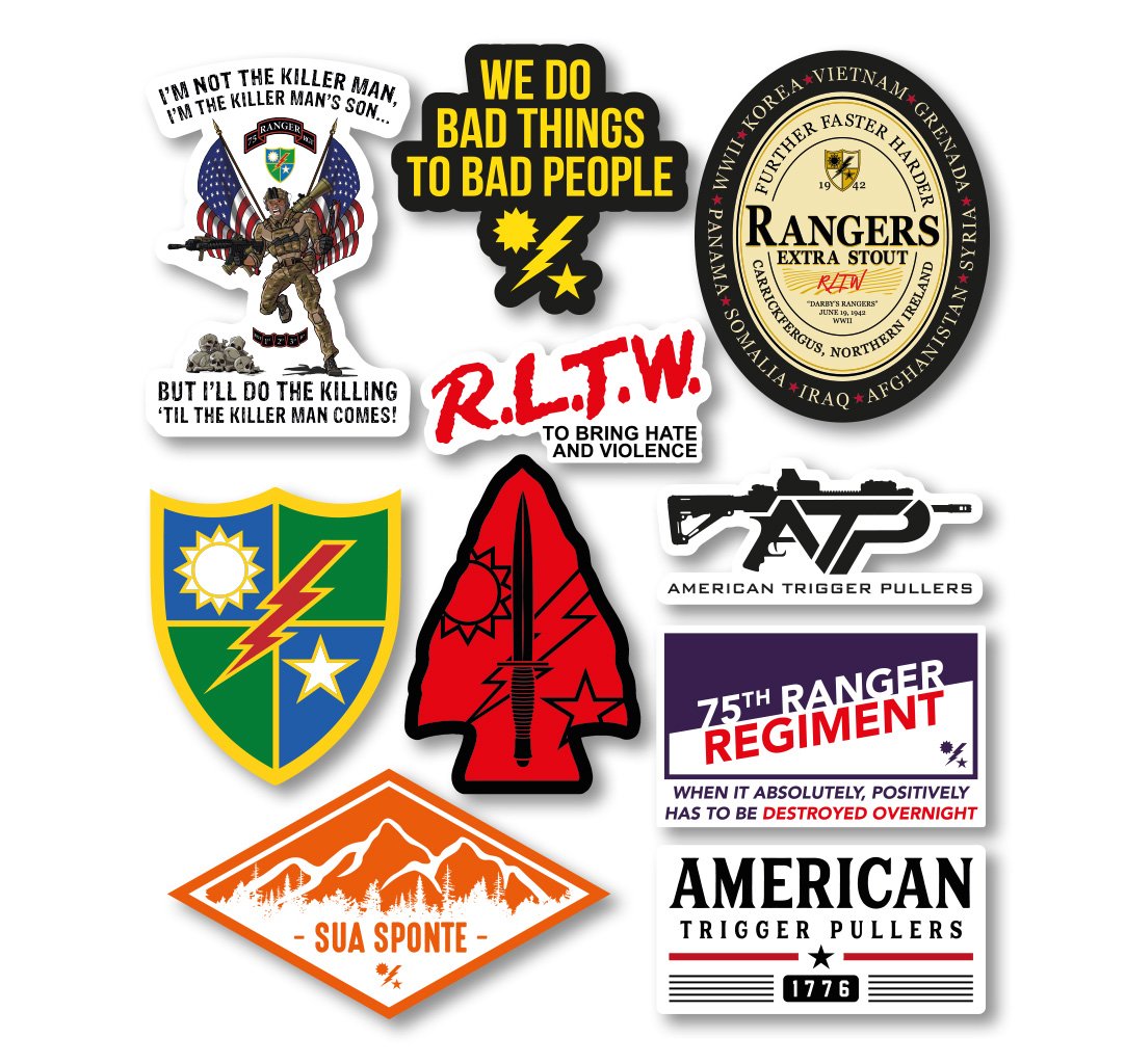 Ranger Sticker Pack – US Army Ranger Association